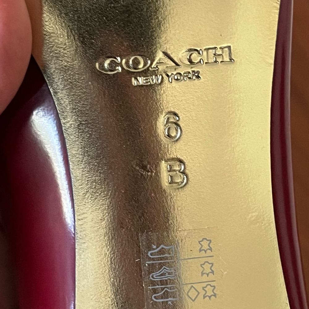 Lawrence Box Heel in Calf leather, Coach - Picture 11 of 14